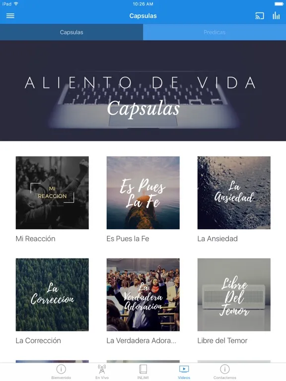 Ministerios Aliento de Vida iPad 應用截圖