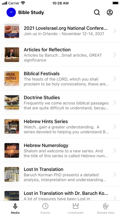 Zrzuty ekranu My Bible Study