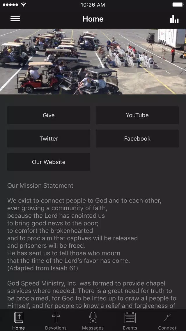 God Speed Ministry سکرین شاٹس