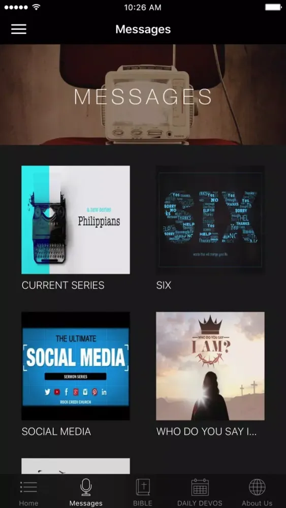 Capturas de pantalla de Rock Creek Church