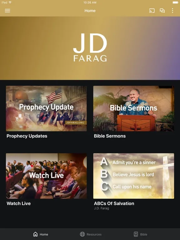 JD Farag iPad 应用截图