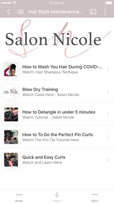Salon Nicole Hair Screenshots