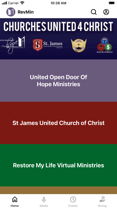 Ảnh chụp màn hình của Restore My Life Ministry