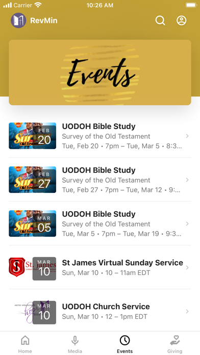 Ảnh chụp màn hình của Restore My Life Ministry