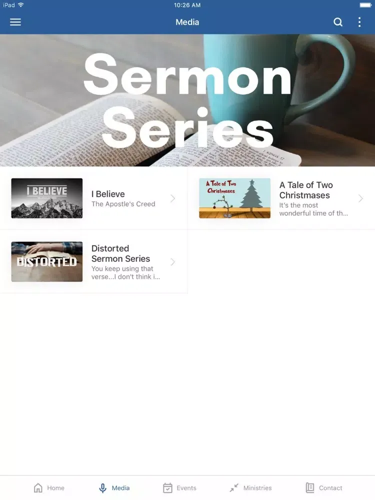 Faith Church of Kent iPad  Ekran Görüntüleri