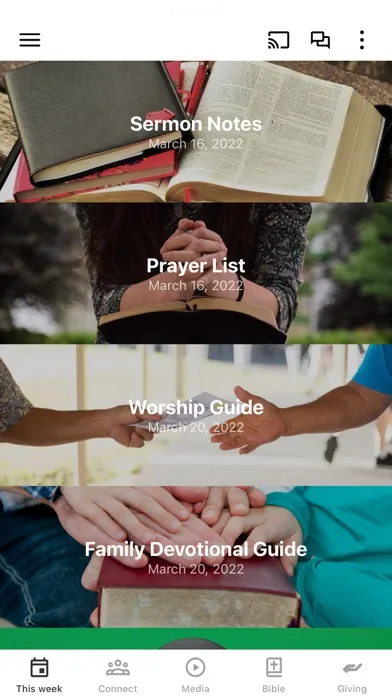 Capturas de tela do Tabernacle Baptist Macon