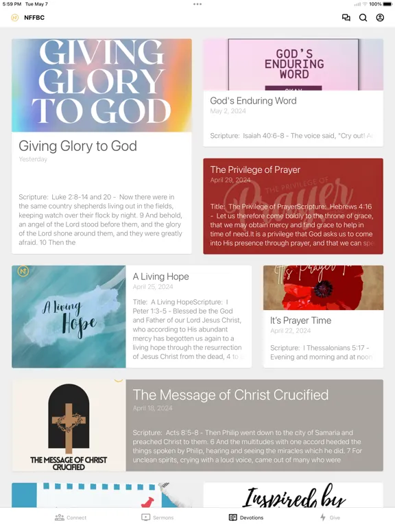 New Frontiers of Faith iPad  سکرین شاٹس