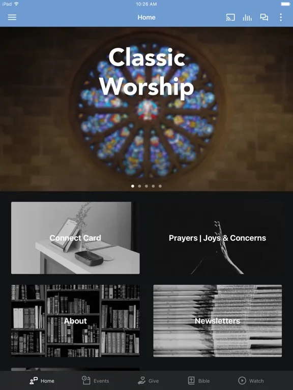 Pulaski Heights UMC iPad  Screenshots