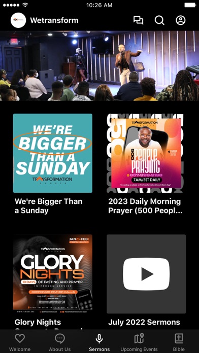 Screenshot di Transformation Church Miami