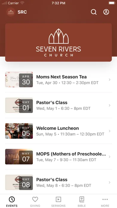Seven Rivers Church স্ক্রিনশট