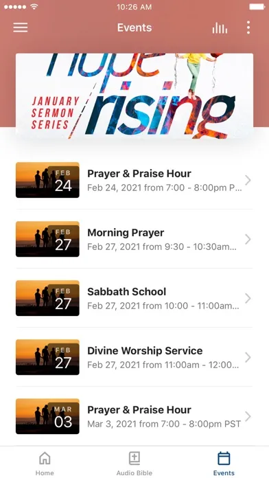 Tangkapan layar Capitol City SDA Sacramento