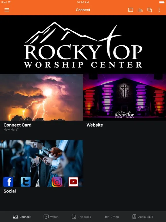 Скриншоты Rocky Top Worship Center iPad 