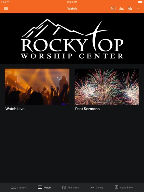 Скриншоты Rocky Top Worship Center iPad 