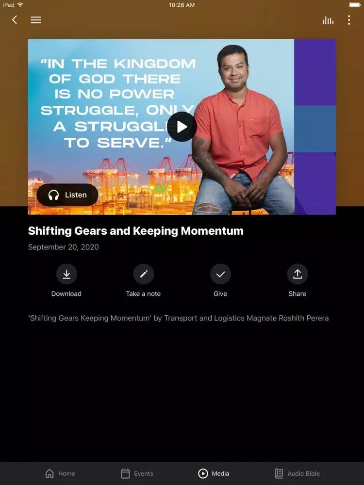 Captures d'écran de WOWLife Church iPad 