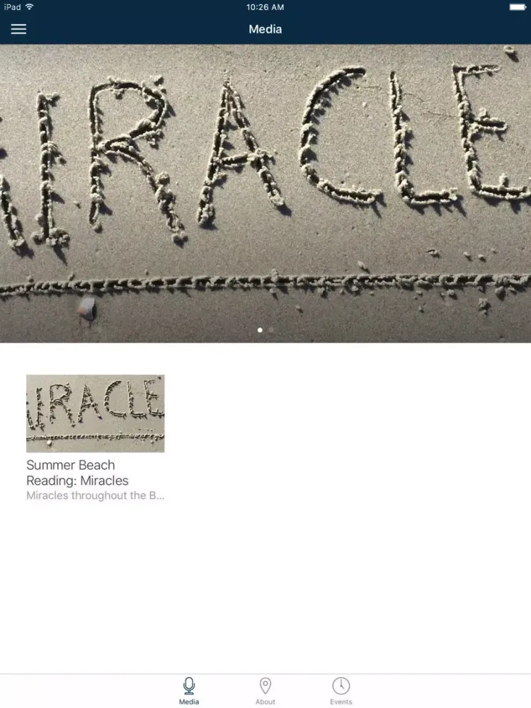 Ảnh chụp màn hình của Pine Valley UMC Wilmington iPad 