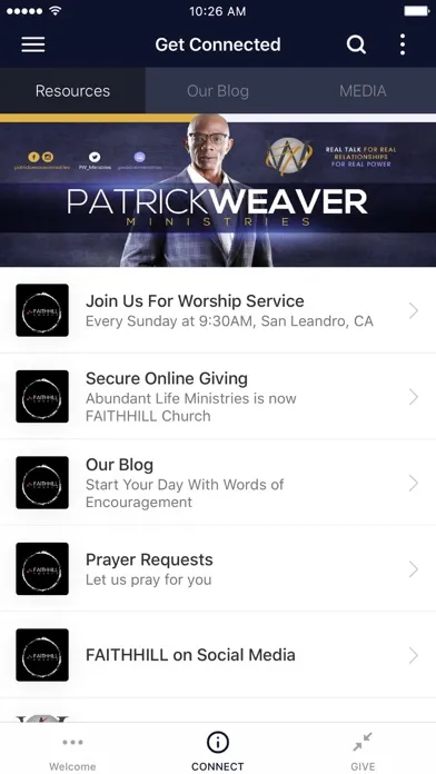 Patrick Weaver Ministries Screenshots