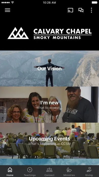 Tangkapan skrin Calvary Chapel Smoky Mountains