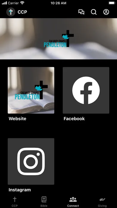 Capturas de tela do Calvary Chapel Pendleton