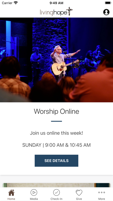 Capturas de pantalla de Living Hope Church Memphis