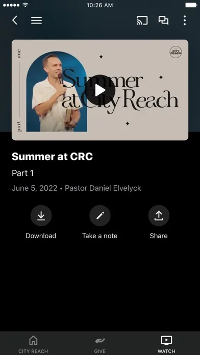 City Reach Church سکرین شاٹس