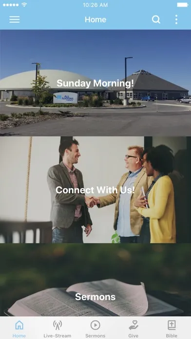 All Nations Church Sudbury App Screenshots