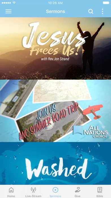 All Nations Church Sudbury App Screenshots