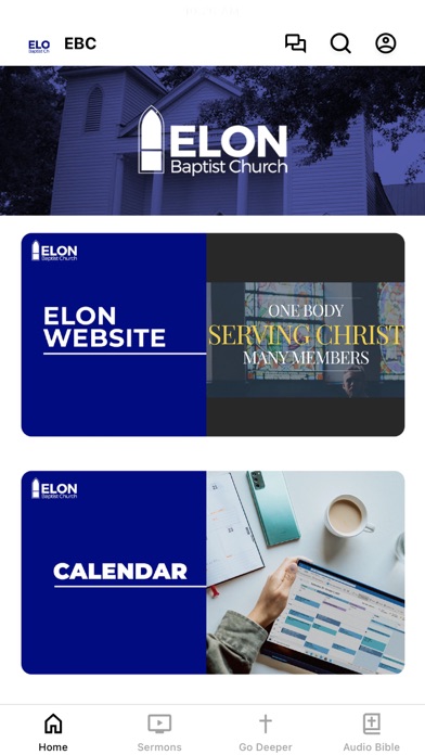 Tangkapan layar Elon Baptist Church of Pamplin