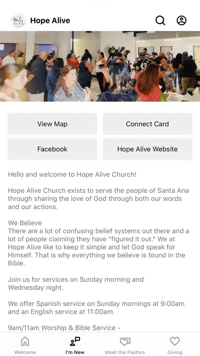 Hope Alive Santa Ana سکرین شاٹس