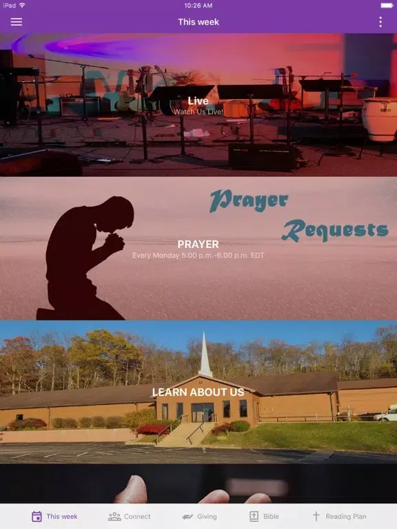صور Thrive Worship Center iPad 