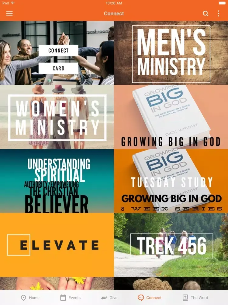 Mountain Ridge Church App iPad  Ekran Görüntüleri