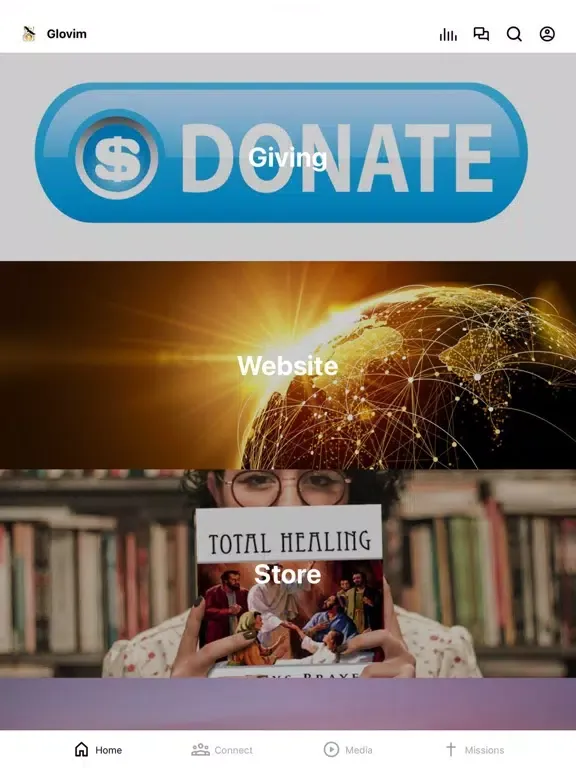 Global Vision Ministries Inc iPad  Ekran Görüntüleri