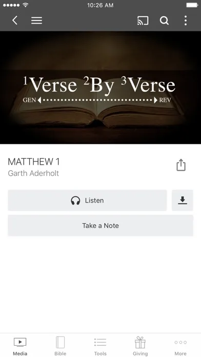 Thru the Bible Verse by Verse 스크린샷