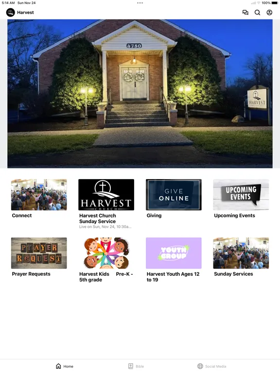 Harvest Church Ky iPad  Screenshots