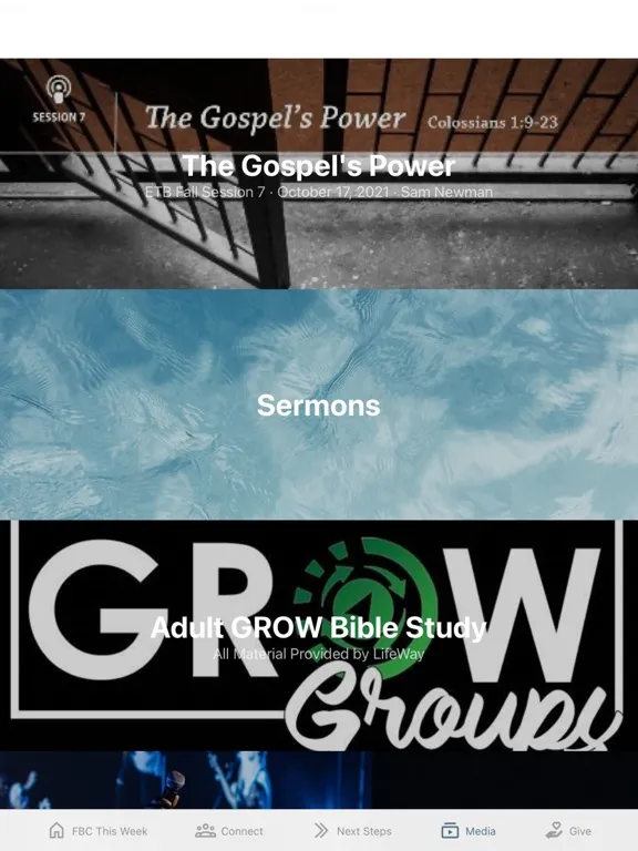 FBC Richmond KY iPad  Screenshots