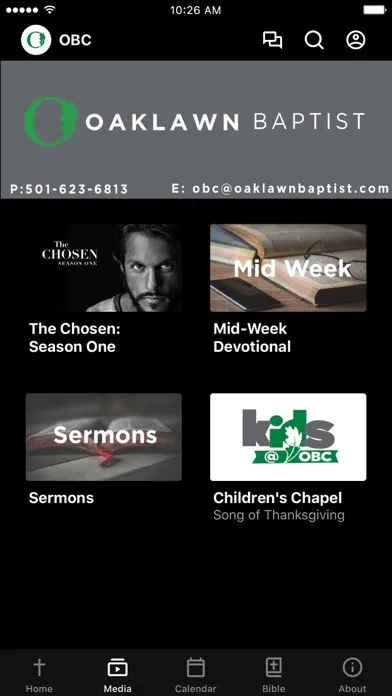 Oaklawn Baptist Church Screenshots