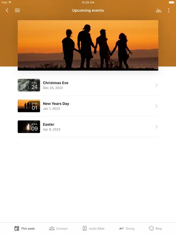 Capturas de tela do Love & Faith Kingdom Ministry iPad 