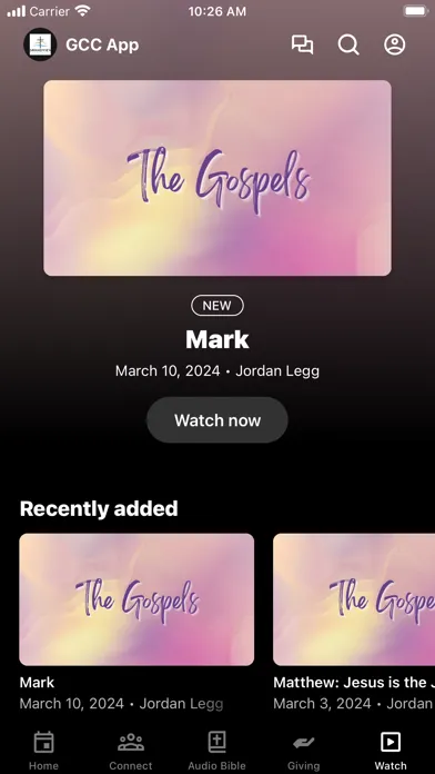 Screenshot di Grandview Christian Church App