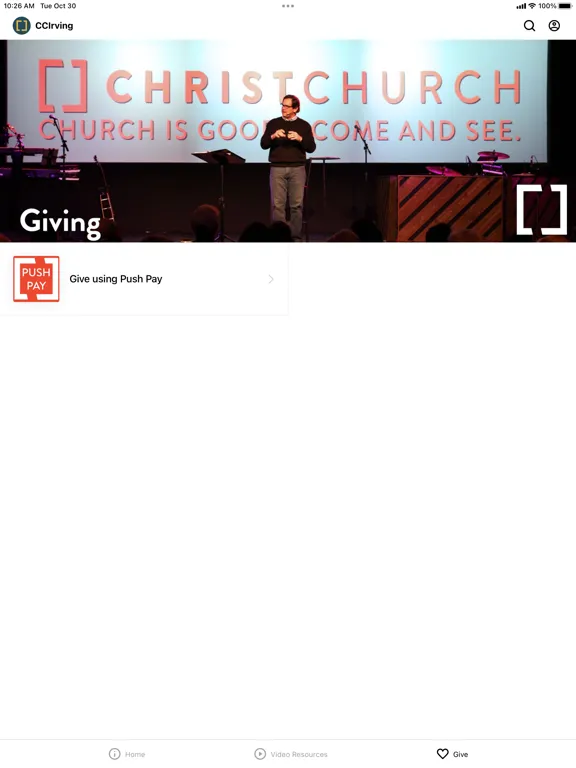 Christ Church Irving iPad  স্ক্রিনশট