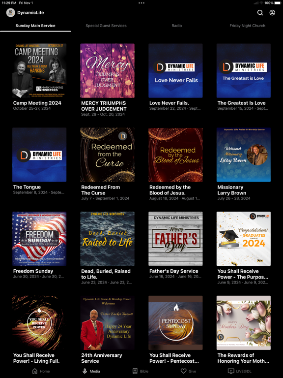 Dynamic Life Ministries iPad  Screenshots