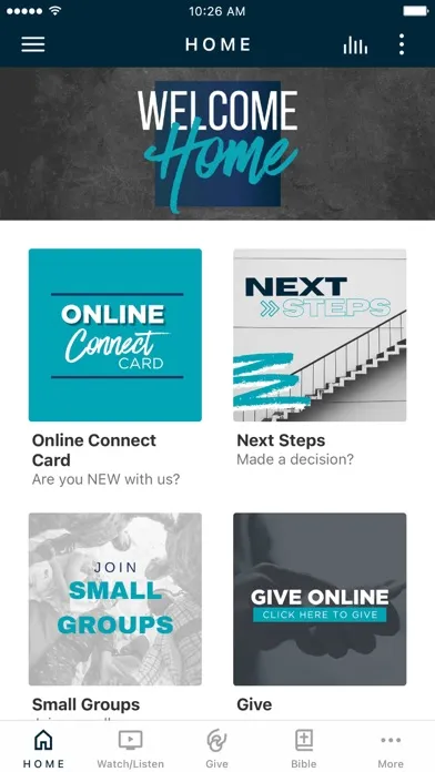 Capturas de pantalla de Rock Branch Church App