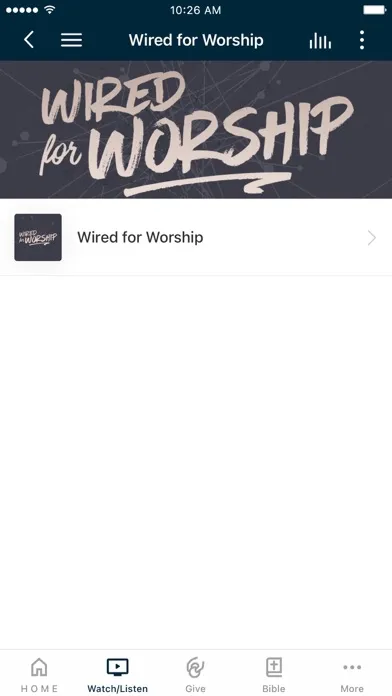 Capturas de pantalla de Rock Branch Church App