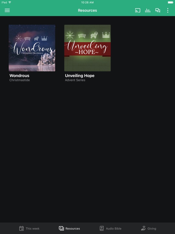 تصاویر Oak Hill Bible Church iPad 