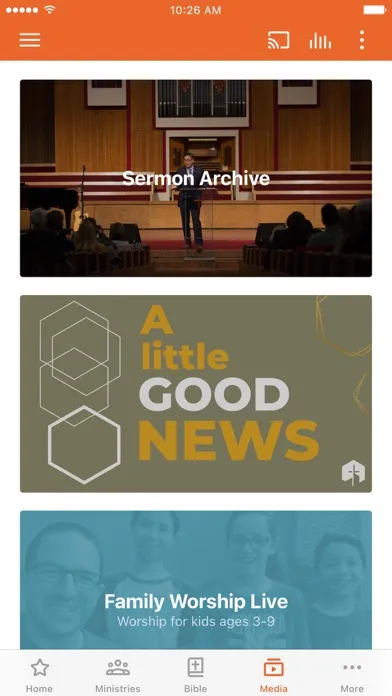 Capturas de tela do College View Church