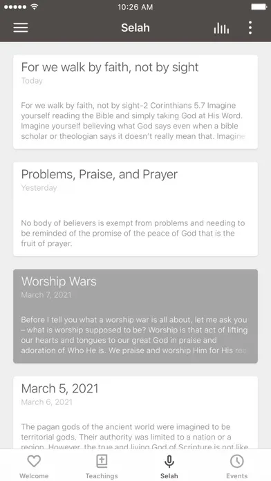 Screenshot di Koinonia Fellowship