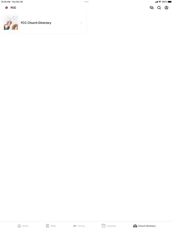 Fellowship Community Church TX iPad スクリーンショット