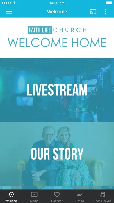 Capturas de pantalla de The Faith Life Church App