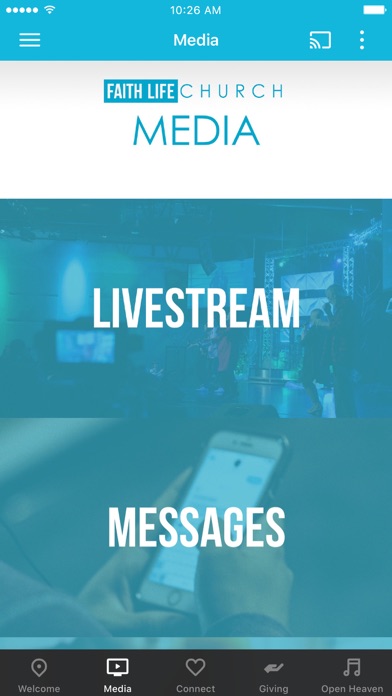 Zrzuty ekranu The Faith Life Church App
