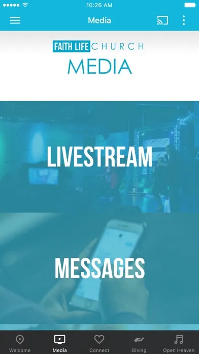 Capturas de pantalla de The Faith Life Church App
