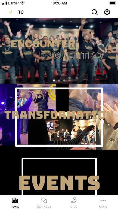 Capturas de tela do Transformation Church, Inc.