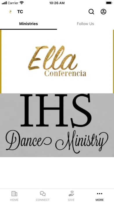 Capturas de tela do Transformation Church, Inc.
